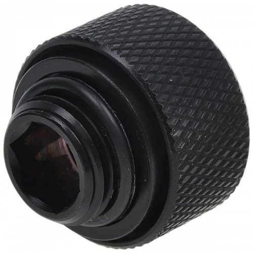 Фитинг Alphacool HT 13mm HardTube Screw-On Nozzle G1/4 - Knurled - Deep Black (17189) купить в Украине | Telemart фото