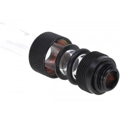 Фитинг Alphacool HT 13mm HardTube Screw-On Nozzle G1/4 - Knurled - Deep Black (17189) купить в Украине | Telemart фото