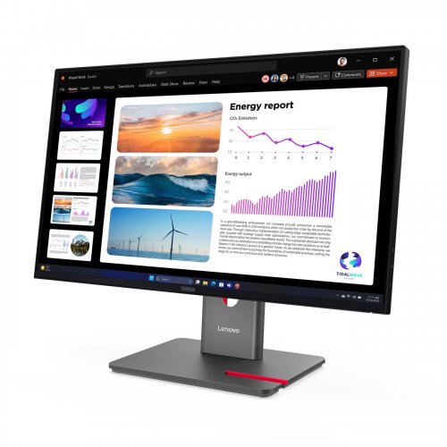 Монитор Lenovo 23.8" ThinkVision P24Q-40 (64B2GAT1UA) Black купить в Украине | Telemart фото