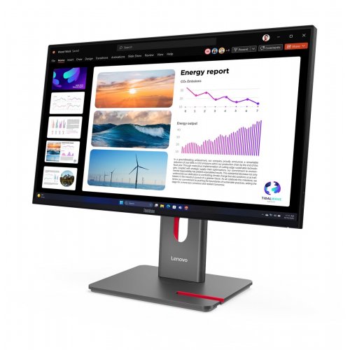 Монитор Lenovo 23.8" ThinkVision P24Q-40 (64B2GAT1UA) Black купить в Украине | Telemart фото