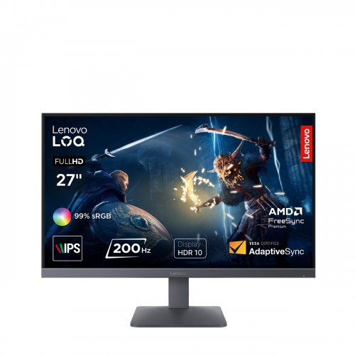 Монітор Lenovo 27" LOQ 27-10 (68F2GACBUA) Grey купити в Україні | Telemart фото