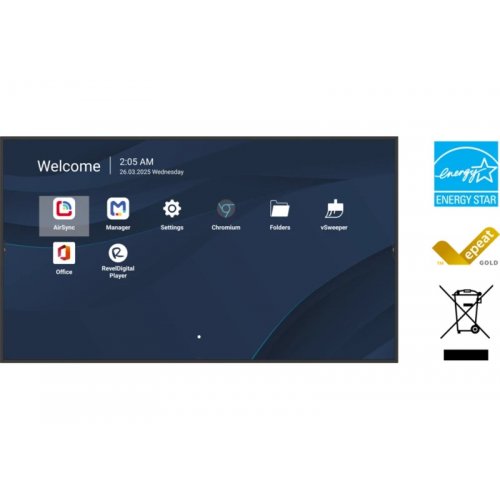 Информационная панель ViewSonic 55" CDE5531-1C Black купить в Украине | Telemart фото