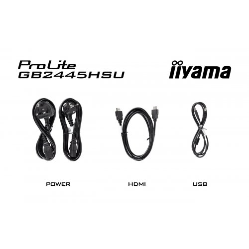 Монитор Iiyama 23.8" G-Master GB2445HSU-B2 Black купить в Украине | Telemart фото