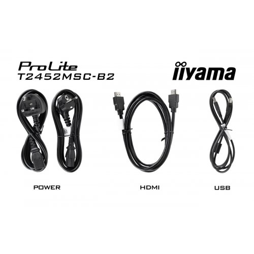 Монітор Iiyama 24" ProLite T2452MSC-B2 Black купити в Україні | Telemart фото