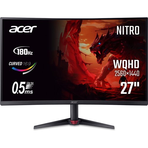 Монітор Acer 27" Nitro ED273UP2bmiipx (UM.HE3EE.201) Black купити в Україні | Telemart фото