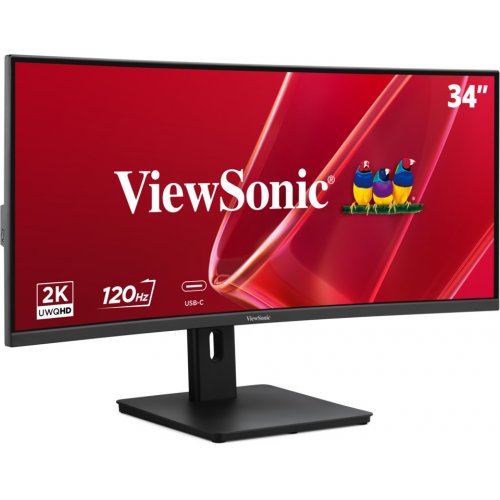 Монитор ViewSonic 34" VA3420C-2 Black купить в Украине | Telemart фото