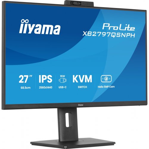 Монитор Iiyama 27" ProLite XB2797QSNPH-B1 Black купить в Украине | Telemart фото