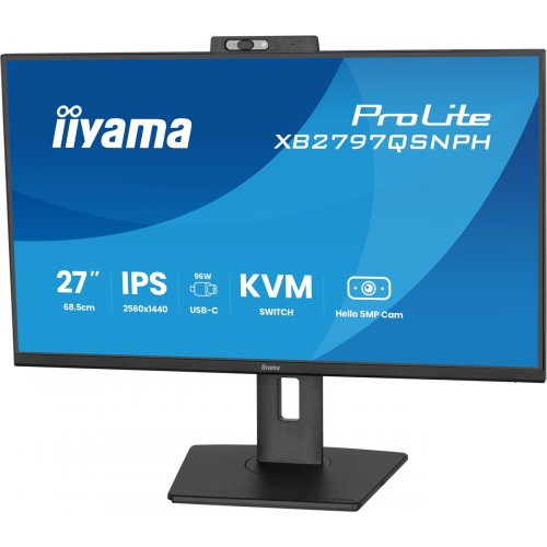 Монитор Iiyama 27" ProLite XB2797QSNPH-B1 Black купить в Украине | Telemart фото