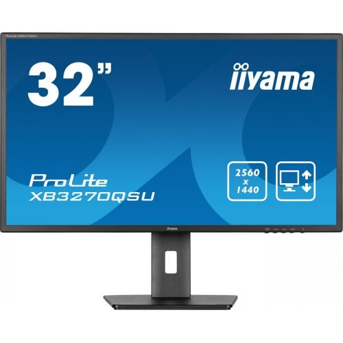 Монітор Iiyama 31.5" ProLite XB3270QSU-B1 Black купити в Україні | Telemart фото