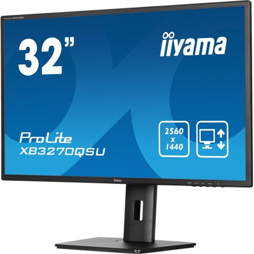 Монітор Iiyama 31.5" ProLite XB3270QSU-B1 Black купити в Україні | Telemart фото