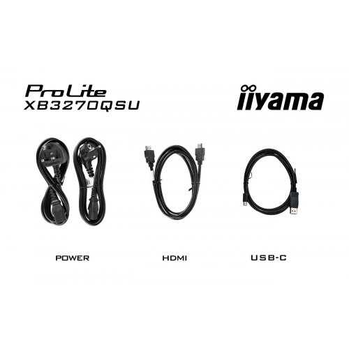 Монітор Iiyama 31.5" ProLite XB3270QSU-B1 Black купити в Україні | Telemart фото