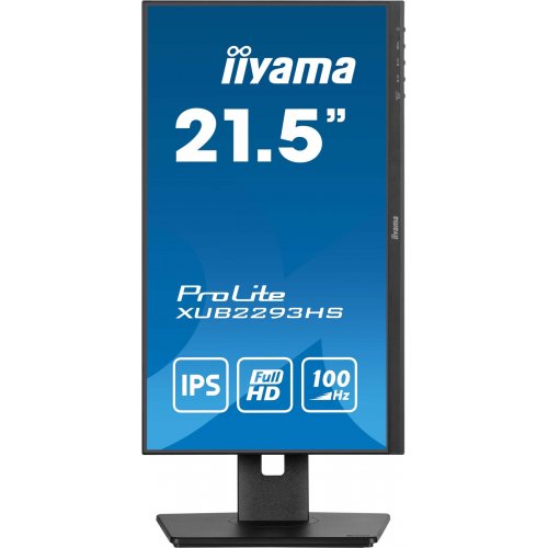 Монитор Iiyama 21.5" ProLite XUB2293HS-B6 Black купить в Украине | Telemart фото