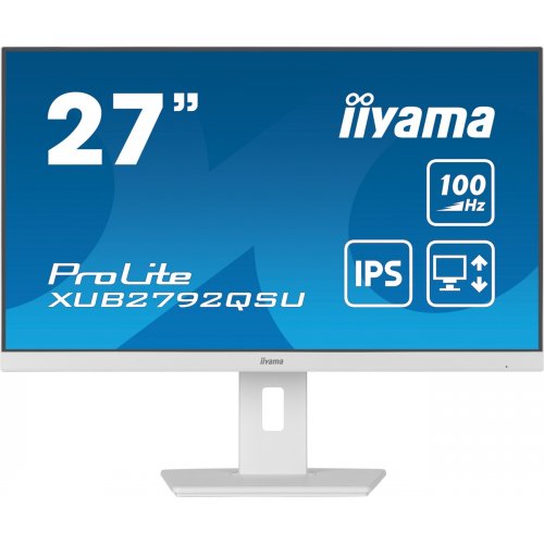 Монитор Iiyama 27" ProLite XUB2792QSU-W6 White купить в Украине | Telemart фото