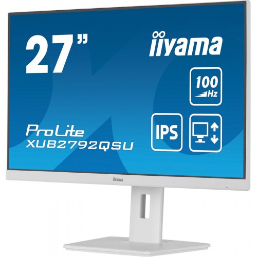 Монитор Iiyama 27" ProLite XUB2792QSU-W6 White купить в Украине | Telemart фото