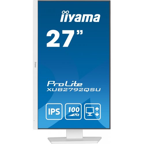 Монитор Iiyama 27" ProLite XUB2792QSU-W6 White купить в Украине | Telemart фото
