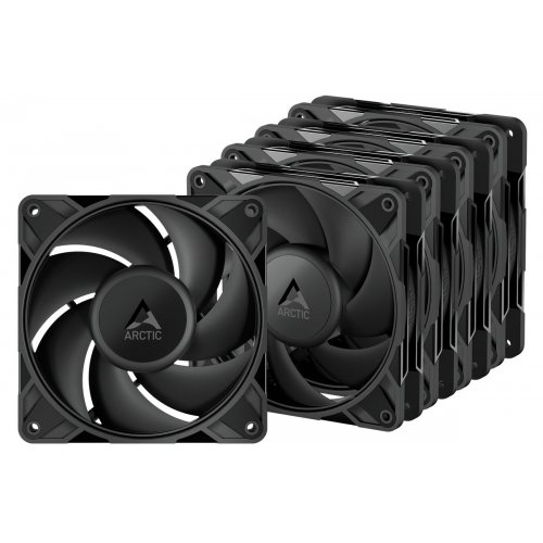 Уценка набор кулеров для корпуса Arctic P12 Pro PST (5-Fan pack) (ACFAN00307A) Black (Вскрытая упаковка, 900427) купить в Украине | Telemart фото