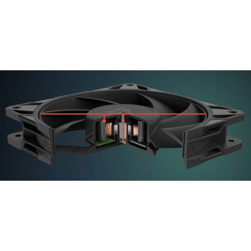 Уценка набор кулеров для корпуса Arctic P12 Pro PST (5-Fan pack) (ACFAN00307A) Black (Вскрытая упаковка, 900427) купить в Украине | Telemart фото