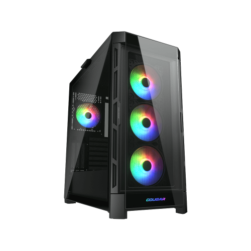 Уценка корпус Cougar Duoface Pro RGB Tempered Glass без БП Black (Повреждена упаковка, 900474) купить в Украине | Telemart фото