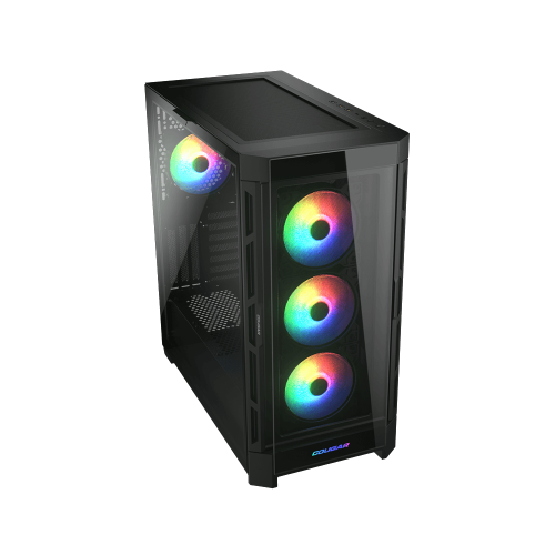 Уценка корпус Cougar Duoface Pro RGB Tempered Glass без БП Black (Повреждена упаковка, 900474) купить в Украине | Telemart фото