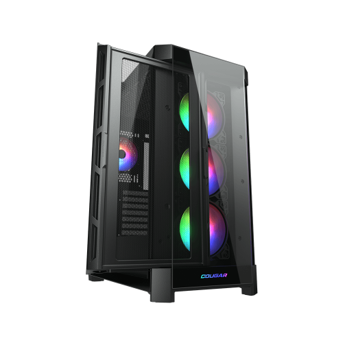 Уценка корпус Cougar Duoface Pro RGB Tempered Glass без БП Black (Повреждена упаковка, 900547) купить в Украине | Telemart фото