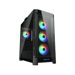 Уценка корпус Cougar Duoface Pro RGB Tempered Glass без БП Black (Повреждена упаковка, 900551)