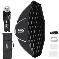 Софтбокс Ambitful Q7-90 with grid 90cm One-click Installation Softbox (6974660941574)