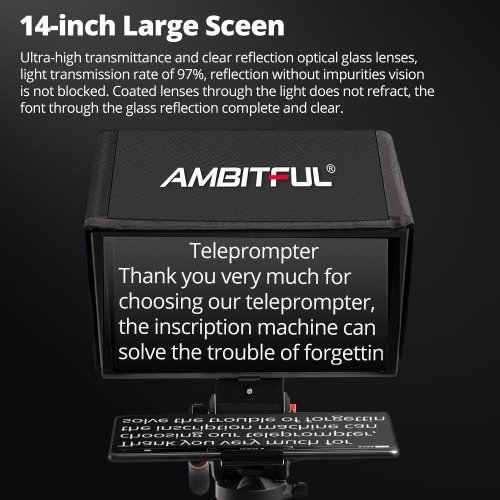Софтбокс Ambitful T14 Pro Teleprompter (6974660943172) купити в Україні | Telemart фото