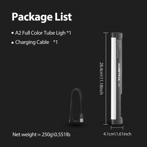 Відеосвітло Ambitful A2 LED Video Light (6974660940003) купити в Україні | Telemart фото