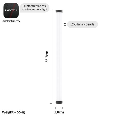 Відеосвітло Ambitful A2 Pro LED Video Light (6974660941987) купити в Україні | Telemart фото