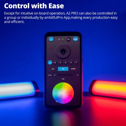Відеосвітло Ambitful A2 Pro LED Video Light (6974660941987) купити в Україні | Telemart фото
