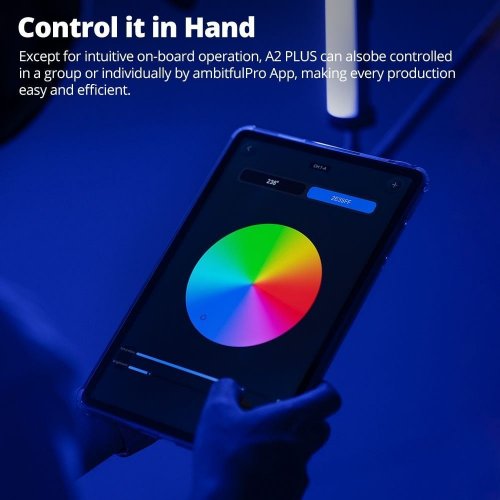 Відеосвітло Ambitful A2 Plus LED Video Light (6974660943370) купити в Україні | Telemart фото