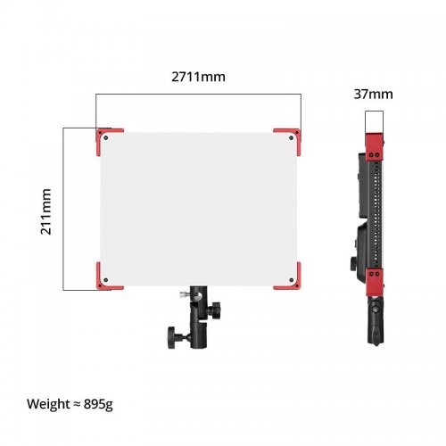Відеосвітло Ambitful LEDP60C LED Video Light (6974660941567) купити в Україні | Telemart фото