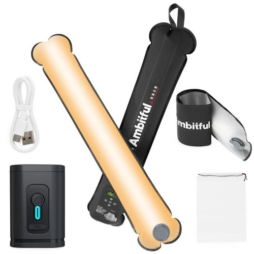 Відеосвітло Ambitful GC12 BI LED Video Light (6974660943257) купити в Україні | Telemart фото