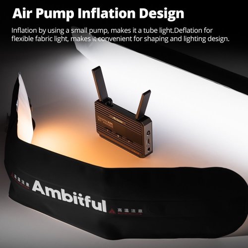Відеосвітло Ambitful GC12 BI LED Video Light (6974660943257) купити в Україні | Telemart фото