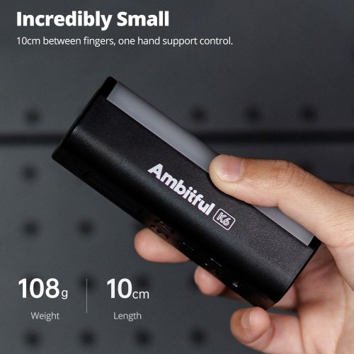 Відеосвітло Ambitful K6 Mini LED Video Light (6974660943394) купити в Україні | Telemart фото
