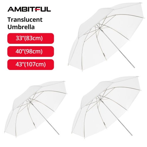 Фотопарасоля Ambitful Umbrella 43" (ZJRGS43) Translucent купити в Україні | Telemart фото