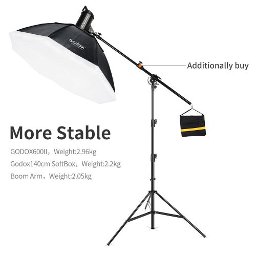 Штатив Ambitful AL-280 Quick Installation Air Cushioned Light Stand 280cm (ZJAL28001) купити в Україні | Telemart фото