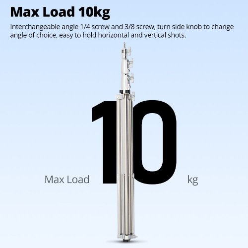 Штатив Ambitful AS-280PRO Stainless Steel Light Stand 280cm (6974660942304) купити в Україні | Telemart фото