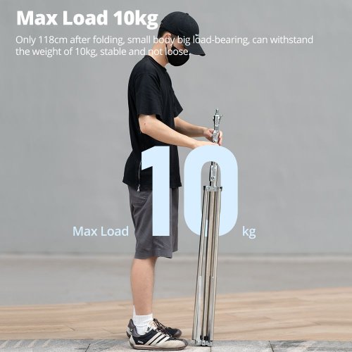 Штатив Ambitful AS-400PRO Stainless Steel Light Stand 400cm (6974660943455) купить в Украине | Telemart фото