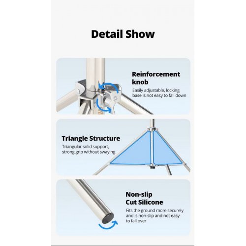 Штатив Ambitful AS-400PRO Stainless Steel Light Stand 400cm (6974660943455) купить в Украине | Telemart фото