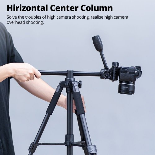 Штатив Ambitful GM-150 Aluminum Alloy Tripod 158cm (6974660943363) купить в Украине | Telemart фото
