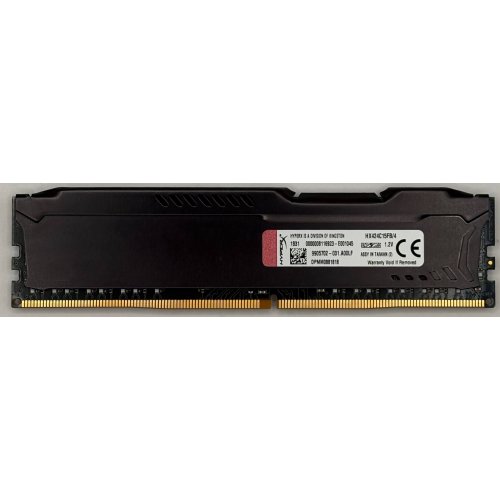 Озу Kingston DDR4 4Gb 2400Mhz HyperX FURY Black (HX424C15FB/4) (Восстановлено продавцом, 900620) купить в Украине | Telemart фото