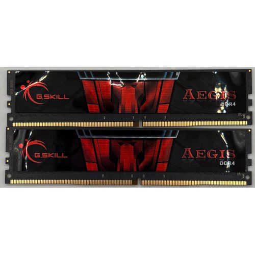 ОЗУ G.Skill DDR4 32GB (2x16GB) 3200Mhz Aegis (F4-3200C16D-32GIS) (Восстановлено продавцом, 900637) купить в Украине | Telemart фото