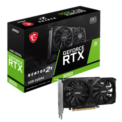 Видеокарта MSI GeForce RTX 3050 VENTUS 2X OC 6144MB (RTX 3050 VENTUS 2X 6G OC) (Восстановлено продавцом, 900647)