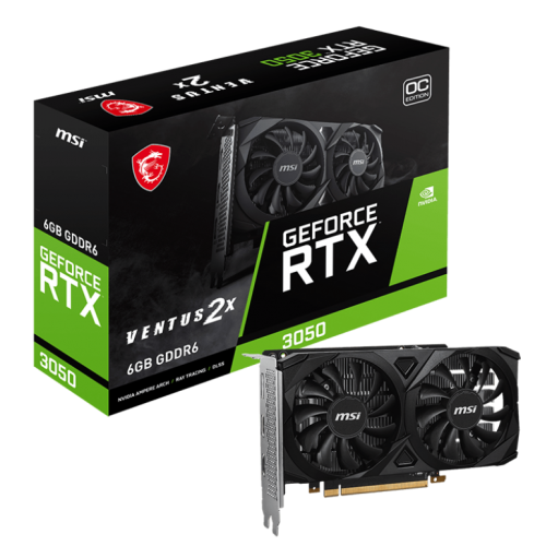 Відеокарта MSI GeForce RTX 3050 VENTUS 2X OC 6144MB (RTX 3050 VENTUS 2X 6G OC) (Відновлено продавцем, 900647) купити в Україні | Telemart фото