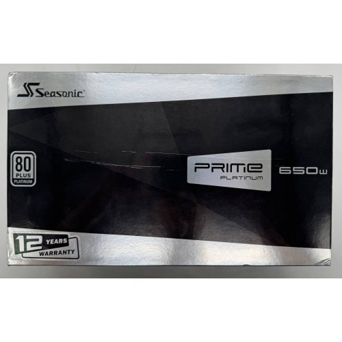 Блок питания Seasonic Prime 650W Platinum (SSR-650PD) (Восстановлено продавцом, 900889) купить в Украине | Telemart фото