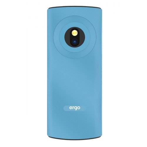 Кнопковий телефон ERGO B185 Base Dual Sim Blue купити в Україні | Telemart фото