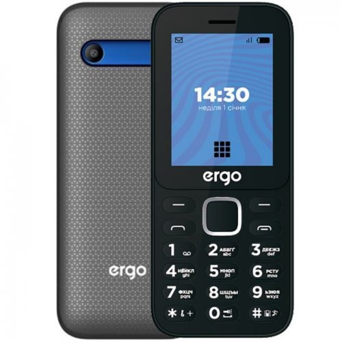 Кнопковий телефон ERGO E241 Energy Dual Sim Blue купити в Україні | Telemart фото