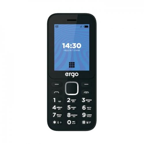 Кнопковий телефон ERGO E241 Energy Dual Sim Blue купити в Україні | Telemart фото
