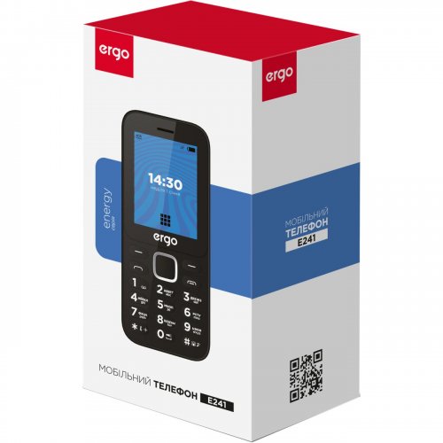 Кнопочный телефон ERGO E241 Energy Dual Sim Red купить в Украине | Telemart фото